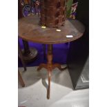 A part 19th century pedestal table