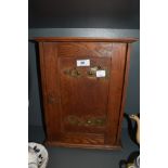 An oak bodied smokers or similar spice cupboard