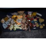 A collection of teddy bears