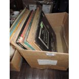 A selection of vinyl records and lps classical and chamber music