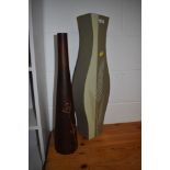 A pair of decorative modern vases