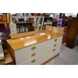A vintage laminate dressing table
