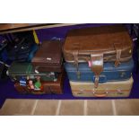 A large selection of travel cases