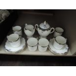 A part coffee service by Wedgwood in the Chartley design