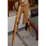 A traditional easel