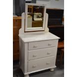 A traditional painted dressing table