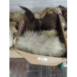 A collection of three fur trims /collars, includes Mink, in good condition