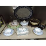 A selection of ceramics including Royal Doulton series ware