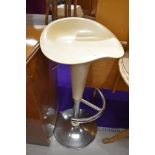 A modern bar stool in the vintage style