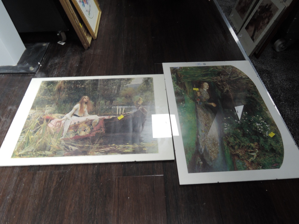 Two full colour prints after Waterhouse