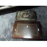 two trays including butlers style