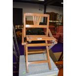 A vintage folding child's chair