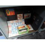 Two 1940/50's Totopoly board games, one with metal horses and one with card horses, all horses