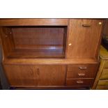 A vintage teak sideboard in the stylised Scandinavian style