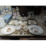 A selection of early coronation wares including Queen Victoria