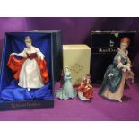 Three Royal Doulton figurines, The Hon. Frances Duncombe HN3009, boxed, Sara HN2265, boxed and