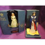 Two Royal Doulton limited edition figurines, Queen Elizabeth II 30th anniversary HN2878 144/1983 and