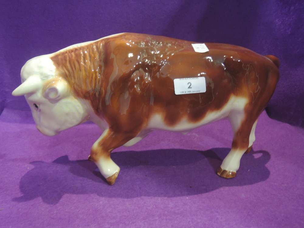 A Sylvac style shop display study, Hereford Bull 3930