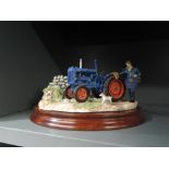 A Border Fine Arts study, A Bolt From The Blue, Fordson Major, brand new, not limited edition but