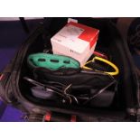 A bag of digital video cameras including Sony