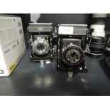 Two Zeiss Ikon folding cameras