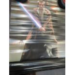 Two unused shop stock rolls of double sided film posters for Star Wars Phantom Menace approx 200