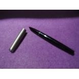 A Parker 51 fountain pen in black