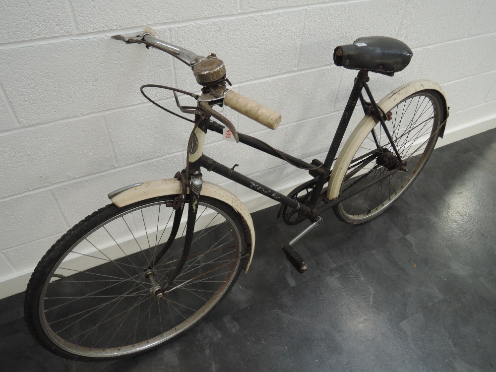 A 1950's BSA Star Rider bicycle having sprung seat