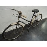 A 1950's BSA Star Rider bicycle having sprung seat