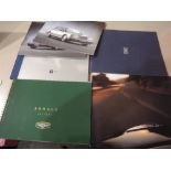 A rare set of motor car brochures and programmes from the Bentley and Rolls Royce mean business