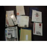 A selection of motor car dealership manuals brochures and catalogues including Jaguar Citroen etc