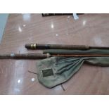 Two fly fishing rods including Ogden Smiths The Warrior Road