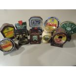 A selection of ten pub and tavern advertising bar lights including Theakston Labatt's and Skol