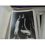 Five boxes of 1970's erotic black and white photographs
