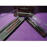 A boxed Papermate ballpoint pen and propelling pencil set, a boxed Sheaffer ballpoint pen and a