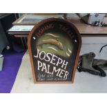 A Joseph Palmer Grimsby Fishing Tackle sign