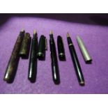 Four Waterman fountain pens