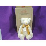 A modern Steiff limited edition 2000 Champagne 40 Teddy Bear having growling mechanism and white tag