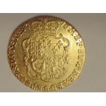 A 1773 George III Gold Guinea