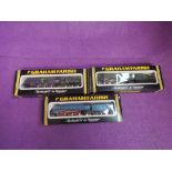 Three Graham Farish N gauge 4-6-2 locos & tenders, Sir Nigel Gresley, boxed 1862, Hurricane, boxed