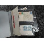An album of mainly GB First Day Covers, unaddressed with special post marks