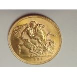 A 1931 George V Pretoria Mint Gold Sovereign