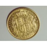 A 1884 Queen Victoria Shield Back Melbourne Mint Gold Sovereign