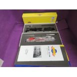 Two Genesis HO scale, 2-8-2 New York Central loco & tender, boxed G9005 and a Santa Fe diesel