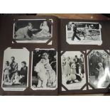An album of real photographic Royalty postcards from wedding of George VI to Coronation of Queen