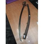 A possibly British Victorian Troopers Sword with scabbard