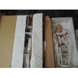 A Jan Mclean limited edition doll, Lulu, with certificate 174/2000 and a Kish & Company limited