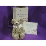 A modern limited edition Steiff teddy bears, The Seamstress 654084 having white tag 1146/2006 with