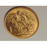 A 1928 George V Pretoria Mint Gold Sovereign