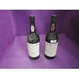 Two bottles of Grahams 1985 Vintage Port, bottle in 1987